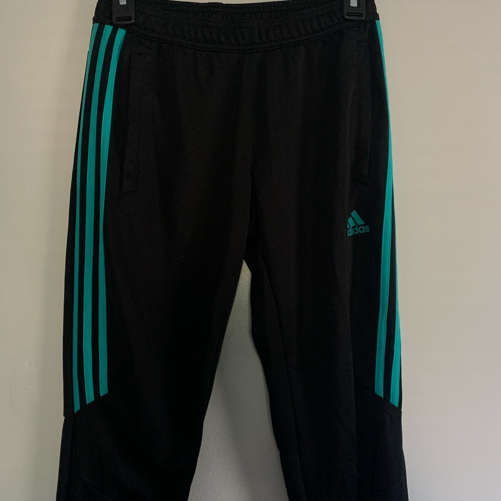 Adidas 3 stripe track pants